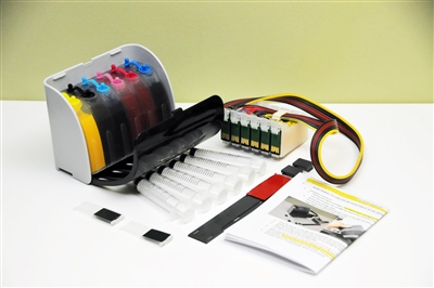 Continuous Ink Supply System For Epson Stylus Photo R260 R380 RX580 RX595 RX680 printer