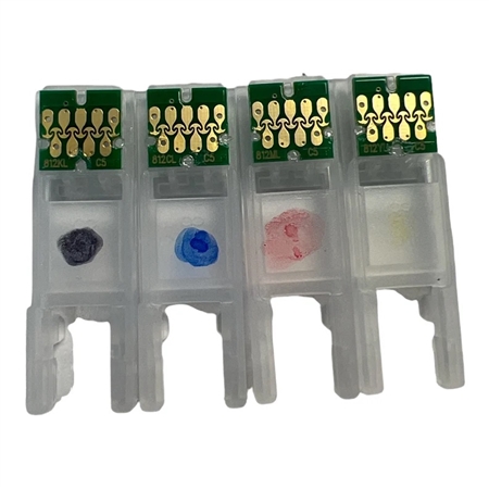 Replacement 4 color Chip for epson T812 cartridge