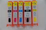 Refillable Ink Cartridge for Canon Pixma printer use CLI-221 and PGI-220 ink tanks