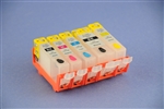 Refillable ink Cartridges with ARC for Canon IP4820 IP4920 MG5120 MG5220 MG5320 IX6520 MX882 Printers