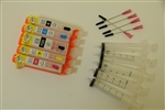 Canon PGI-250 CLI-251 5 Color refillable ink Cartridges