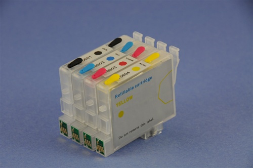 Epson T200 Refillable Ink Cartridges with Reset Chip