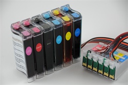 Continuous ink supply system ciss for Epson Artisan 600 700 710 730 800 810 printer