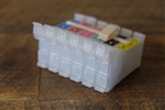 Empty 6 color CISS cartridges replacement