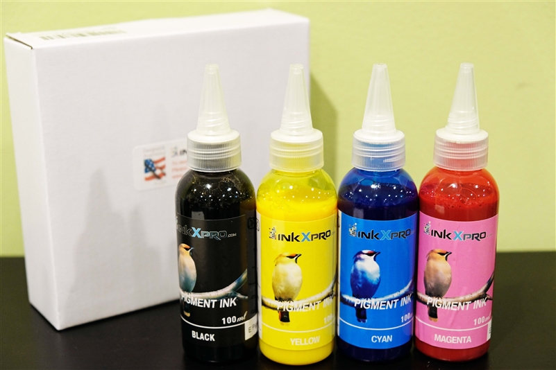 Pro UV/water resistant Pigment Ink for 4 color Epson printers