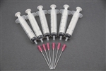 Inkjet refill injectors with refill needles